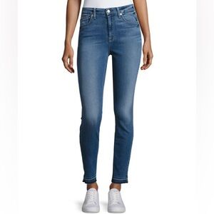 7 for all mankind high waisted skinny jeans
